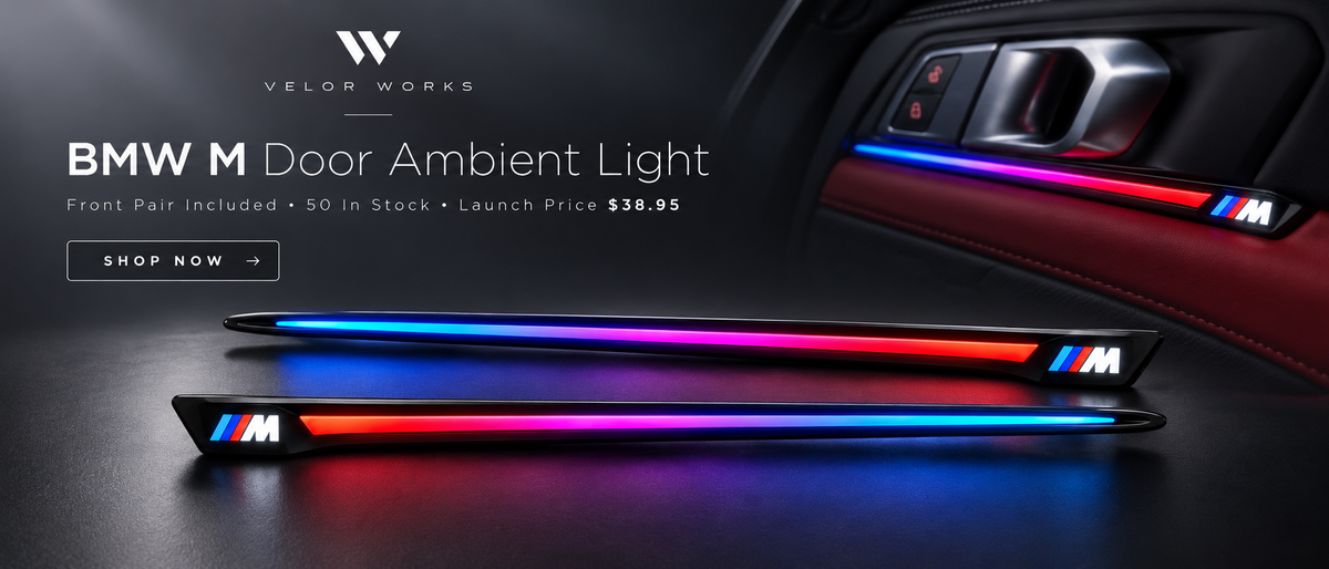 Velor Works BMW M Door Ambient Light homepage banner