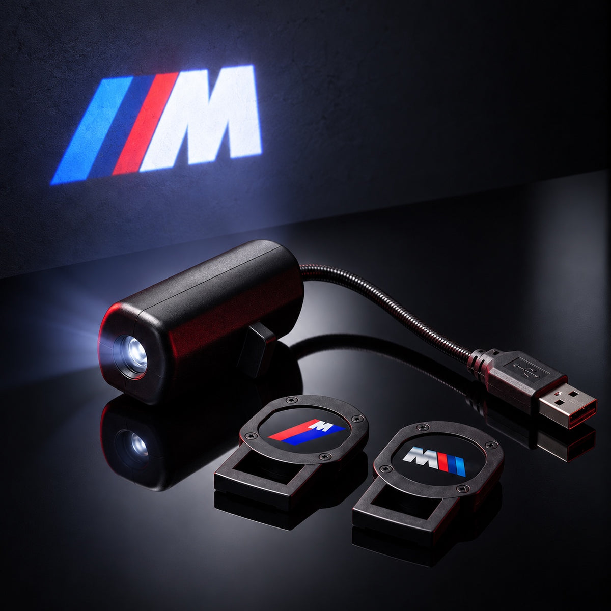 Velor Works USB projector with Signature and Velocity projection inserts